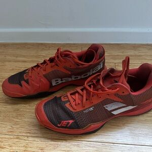 Babolat Men's Jet Mach II Red Athletic Shoes
